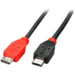 Delock USB 2.0 prodlužovací kabel plochý zahnutý [1x USB 2.0 zástrčka A - 1x USB 2.0 zásuvka A] 1.00 m černá oboustranně zapoji