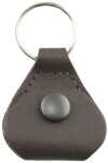 Perri's Leathers Pick Keychain Brown