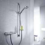 HANSGROHE - Croma 100 Sprchový set s termostatem, 3 proudy, tyč 65 cm, chrom 27086000