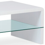 Konferenční stolek 110x60x40cm, mdf, bílá, AHG-402 WT