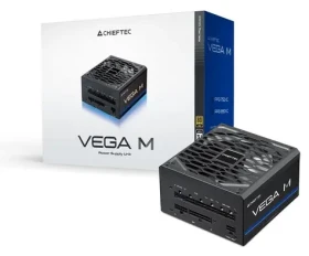 Chieftec Vega M PPG-850-C černá / Zdroj ATX / 850W / 80 PLUS Gold / Aktivní PFC / Plně modulární / 135 mm (PPG-850-C)