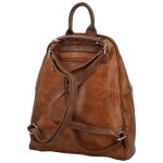 Trendy dámský koženkový kabelko-batůžek Eligio, koňakový