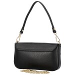 Luxusní dámská kožená kabelka na rameno Zinta, černá