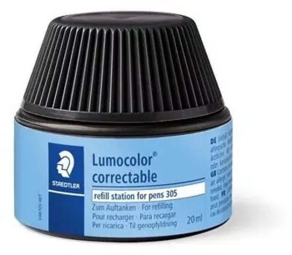 Staedtler Lumocolor plnicí stanice černá / Plnicí stanice / 20 ml (487 05-9)