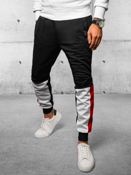 Pánské černé joggers tepláky Dstreet UX4105