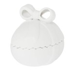 Storefactory Velikonoční dekorace LUNDBY 14 cm, bílá barva, porcelán