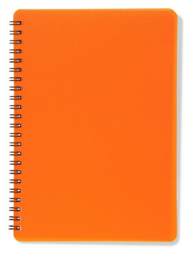 Plastic blok NEON oranžový A5, linka, 60 listů