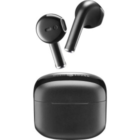 Cellularline In Ear Headset Bluetooth®, Bez kabelu černá Nabíjecí pouzdro