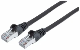 Intellinet Cat6a/Cat7 černá / Patch kabel / S/FTP / RJ-45 / LSZH / 0,5 m (740623)