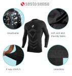 Sesto Senso Thermo Top Short CL39 Black XXL/XXXL