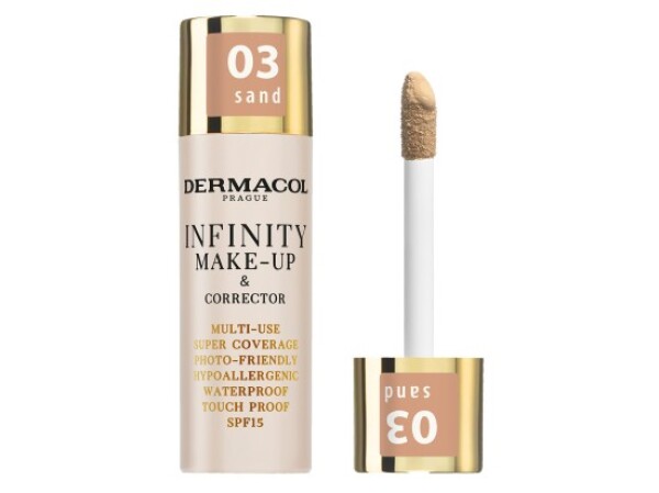 Dermacol Infinity Make-up a korektor 03 Sand 20 ml