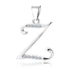 LUNICA Stříbrný přívěsek PÍSMENO Z 0761