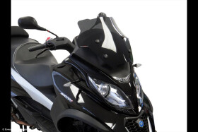 Piaggio Mp3 350 18-20, Mp3 400 21-25, Mp3 500 18-24 Skútr plexi Powerbronze 360 mm - čiré