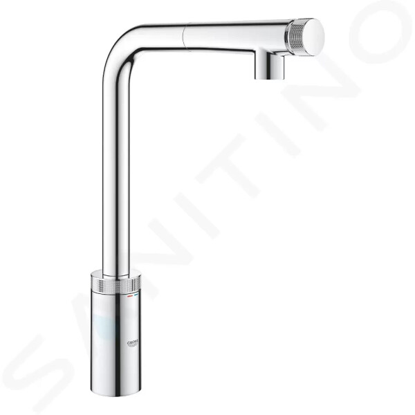 GROHE - Minta SmartControl Dřezová baterie s výsuvnou koncovkou, SmartControl, chrom 31613000