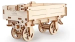 Ugears 3D dřevěné mechanické puzzle Vlečka k traktoru