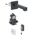 GEBERIT - Brenta Elektronická umyvadlová baterie pod omítku, bateriové napájení, easy to clean, matná černá 116.274.14.1