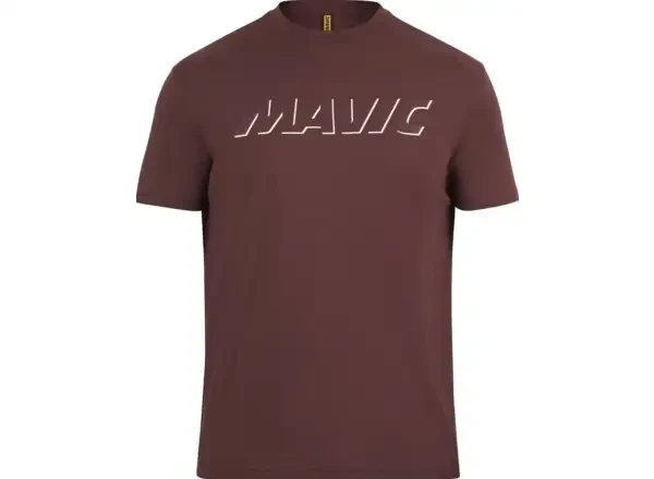 Mavic Corporate Logo pánské triko krátký rukáv Aubergine Corde vel. M