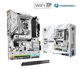 ASRock MB Sc LGA1851 B860 Steel Legend WiFi, Intel B860, 4xDDR5, 1xThunderbolt, 1xDP, 1xHDMI, WiFi, ATX EDF_380989