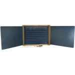 Jeujura Dřevěná trojkřídlá multifunkční tabule 156 x 43 cm s příslušenstvím