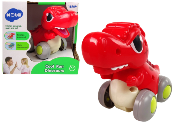 Mamido Dinosaurus na kolečkách T-Rex červený