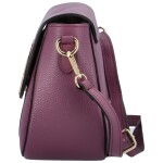 Luxusní dámská kožená crossbody Juliette, fialová