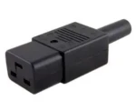MicroConnect IEC síťová zástrčka C19 (F) černá (C19PLUG)
