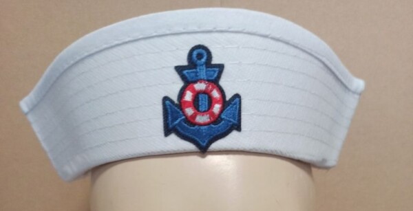 Smiffys Čepice námořník - lodička s obrázkem