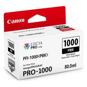 Canon PFI-1000PBK, foto černá (0546C001) - originální kazeta