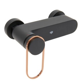 Sprchová baterie SAT Fusion bez sprchového setu 150 mm černá/bronz SATBSFU268CPCBR SATBSFU268CPCBR