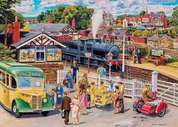GIBSONS Puzzle Občerstvení na nádraží