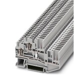 Phoenix Contact 3040070 dvojitá svorka 5.2 mm pružinová svorka šedá 50 ks