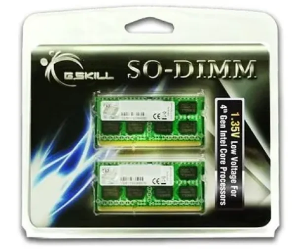 G.Skill Ripjaws 8 GB (2× 4 GB) / Operační paměť / DDR3L / SO-DIMM / 1600 MHz / CL11 / 1,35 V (F3-1600C11D-8GSL)