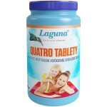 Multifunkční tablety pro chlorovou dezinfekci bazénové vody LAGUNA 4v1 Quatro 1kg