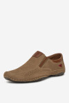 Polobotky Rieker 06350-25 Přírodní kůže (useň) - Nubuk