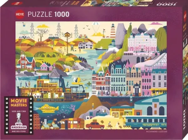 HEYE Puzzle Movie Masters: Filmy Wese Andersona