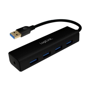 LogiLink UA0295 4 porty USB 3.0 hub černá