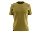 Salewa Puez Hybrid Dry pánské triko krátký rukáv Olive Oil vel. 50/L