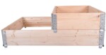 Rojaplast záhon vyvýšený SKLÁDACÍ 120x80cm dřevěný