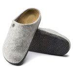 Pánské/dámské pantofle Birkenstock Zermatt Cozy Home Light Gray wool filc regular wide (1015080) 42