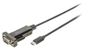 Digitus DA-70166 / Převodník USB-C na sériový port / RS232 / DSUB9 / 1 m (DA-70166)