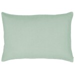 Ib Laursen Lněný povlak na polštář Pistachio 40 x 60 cm, zelená barva, textil