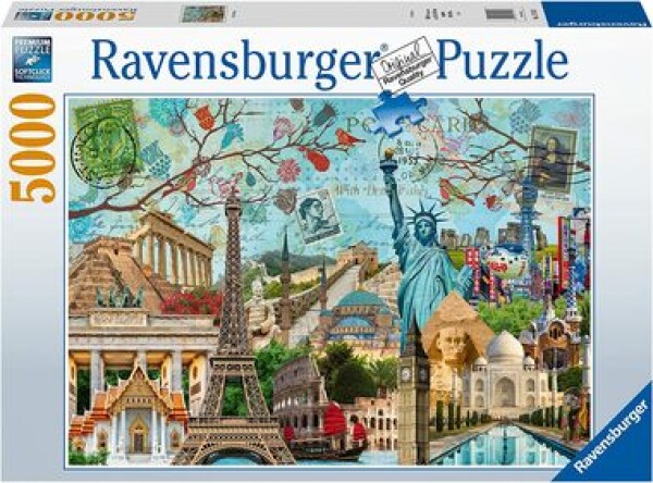 RAVENSBURGER Velkoměsta koláž 5000 dílků