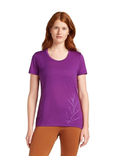 ICEBREAKER W 150 Tech Lite SS Scoop Tee Panax, Passion velikost: M