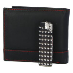 Moderní koženková peněženka Bellugio modern, černo červená