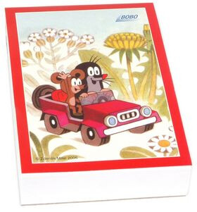 Poznámkový blok KRTEK A7, čistý, 200 listů