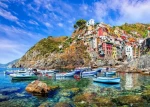 ENJOY Puzzle Riomaggiore, Cinque Terre, Itálie