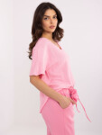 Jumper MO SW 0702.36 světle růžový jedna velikost