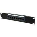 DIGITUS 19 Patch panel / nestíněný / 16 portů / neosazený / 1U / černá barva / RAL 9005 (4016032157441)