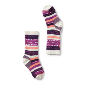 Dětské merino ponožky SMARTWOOL Kids' Hike Full Cushion Margarita Crew S, Moonbeam velikost: 33-36 (L)