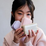 MIMI & LULA Dětská šperkovnice Purple Mini, fialová barva, papír, textil